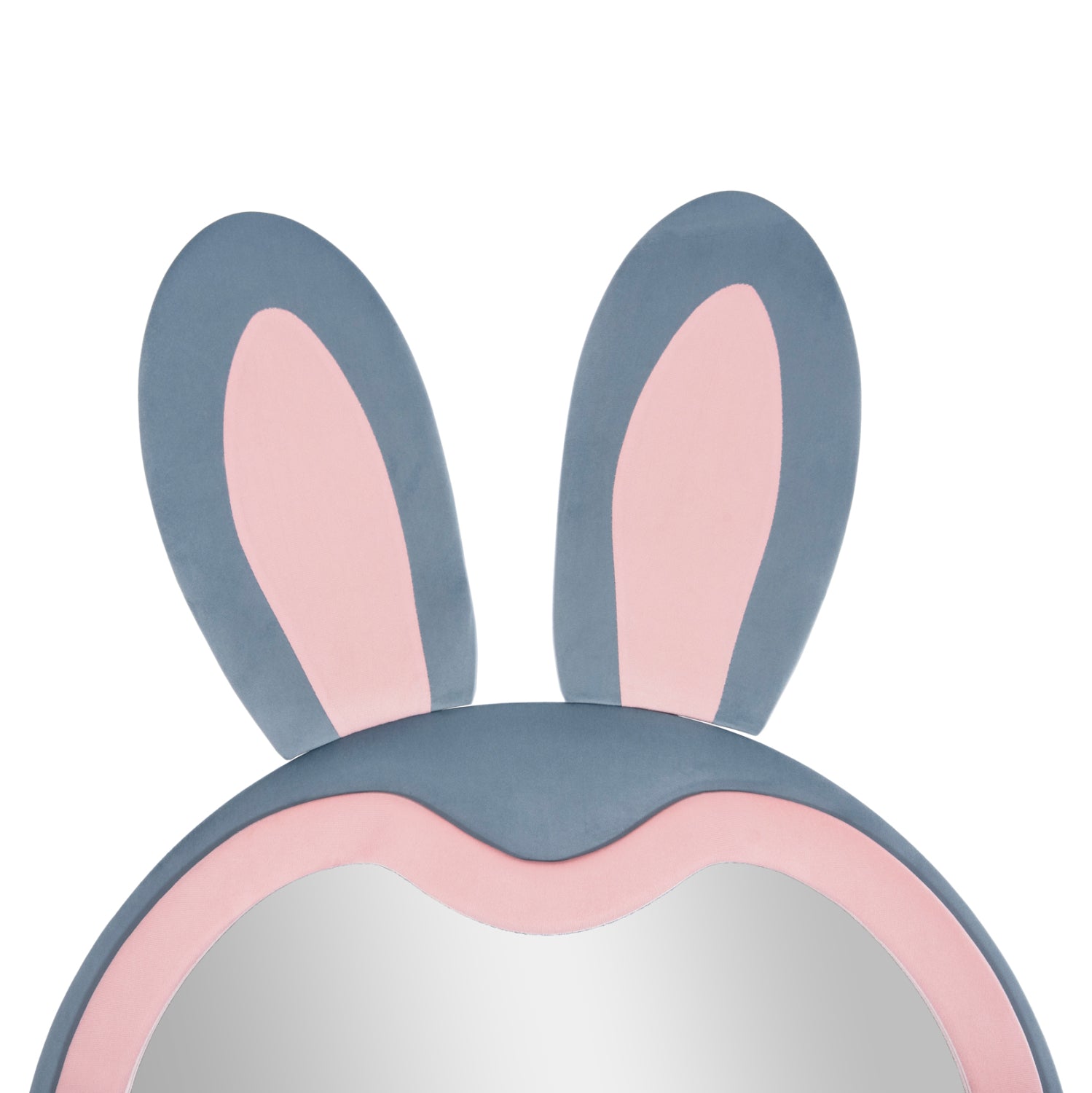 ΠΑΙΔΙΚΟΣ ΚΑΘΡΕΦΤΗΣ ΔΑΠΕΔΟΥ BUNNY HM4489.02 MDF ΡΟΖ & ΜΠΛΕ-ΜΑΥΡΟ STAND 80x162Υεκ. - Pakobazaar