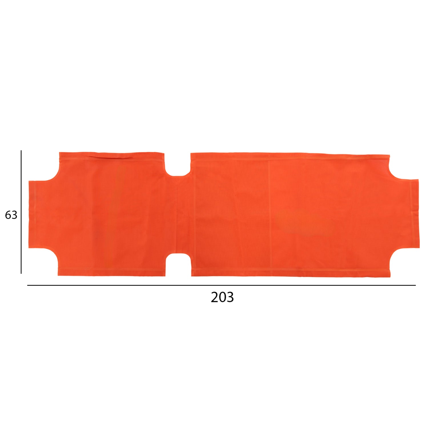 ΠΑΝΙ TEXTILENE 600gr/m2 2X1 ΑΝΤΑΛΛΑΚΤΙΚΟ ΞΑΠΛΩΣΤΡΑΣ HM5072.02 ΠΟΡΤΟΚΑΛΙ 202x63 εκ. - Pakobazaar