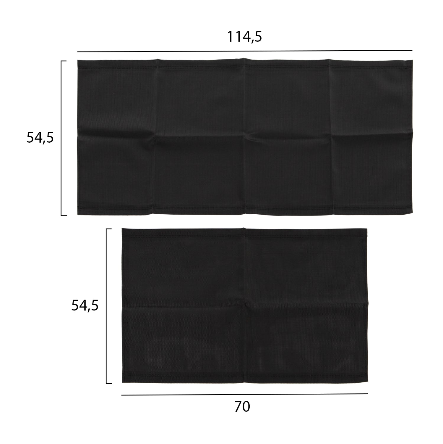 ΠΑΝΙ TEXTILENE ΑΝΤΑΛΛΑΚΤΙΚΟ ΞΑΠΛΩΣΤΡΑΣ MILOS-CRETA ΜΑΥΡΟ HM5887.01 - Pakobazaar