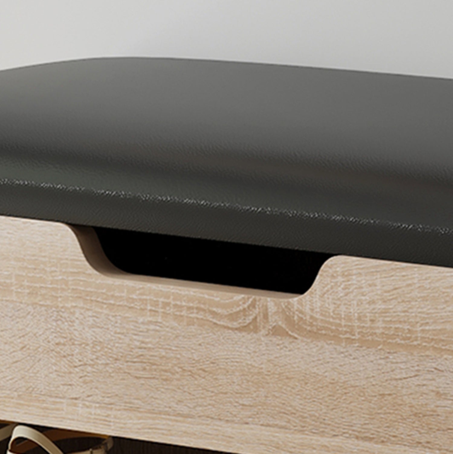 ΠΑΠΟΥΤΣΟΘΗΚΗ ΜΕ ΚΑΘΙΣΜΑ ROMIR HM2477.01 ΜΕΛΑΜΙΝΗ ΣΕ ΣΟΝΑΜΑ-ΚΑΘΙΣΜΑ ΚΑΦΕ 60x30x44Υ - Pakobazaar