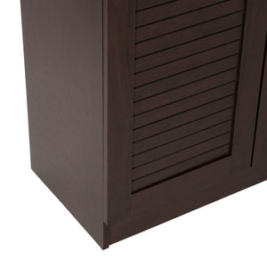 ΠΑΠΟΥΤΣΟΘΗΚΗ-ΝΤΟΥΛΑΠΑ PROΒY HM9607.01 ΜΕΛΑΜΙΝΗ WENGE 120x37,5x121,5Υεκ. - Pakobazaar
