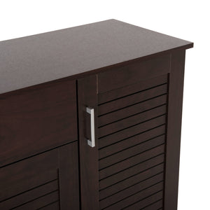 ΠΑΠΟΥΤΣΟΘΗΚΗ-ΝΤΟΥΛΑΠΑ PROΒY HM9607.01 ΜΕΛΑΜΙΝΗ WENGE 120x37,5x121,5Υεκ. - Pakobazaar