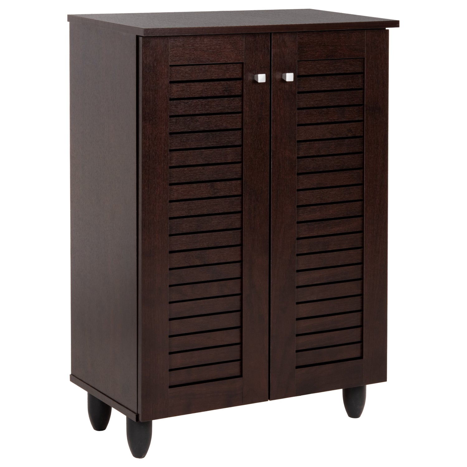 ΠΑΠΟΥΤΣΟΘΗΚΗ-ΝΤΟΥΛΑΠΑ PROLLY HM9608.01 ΜΕΛΑΜΙΝΗ WENGE-2ΠΟΡΤΕΣ-4ΡΑΦΙΑ 60x34x88Υεκ. - Pakobazaar
