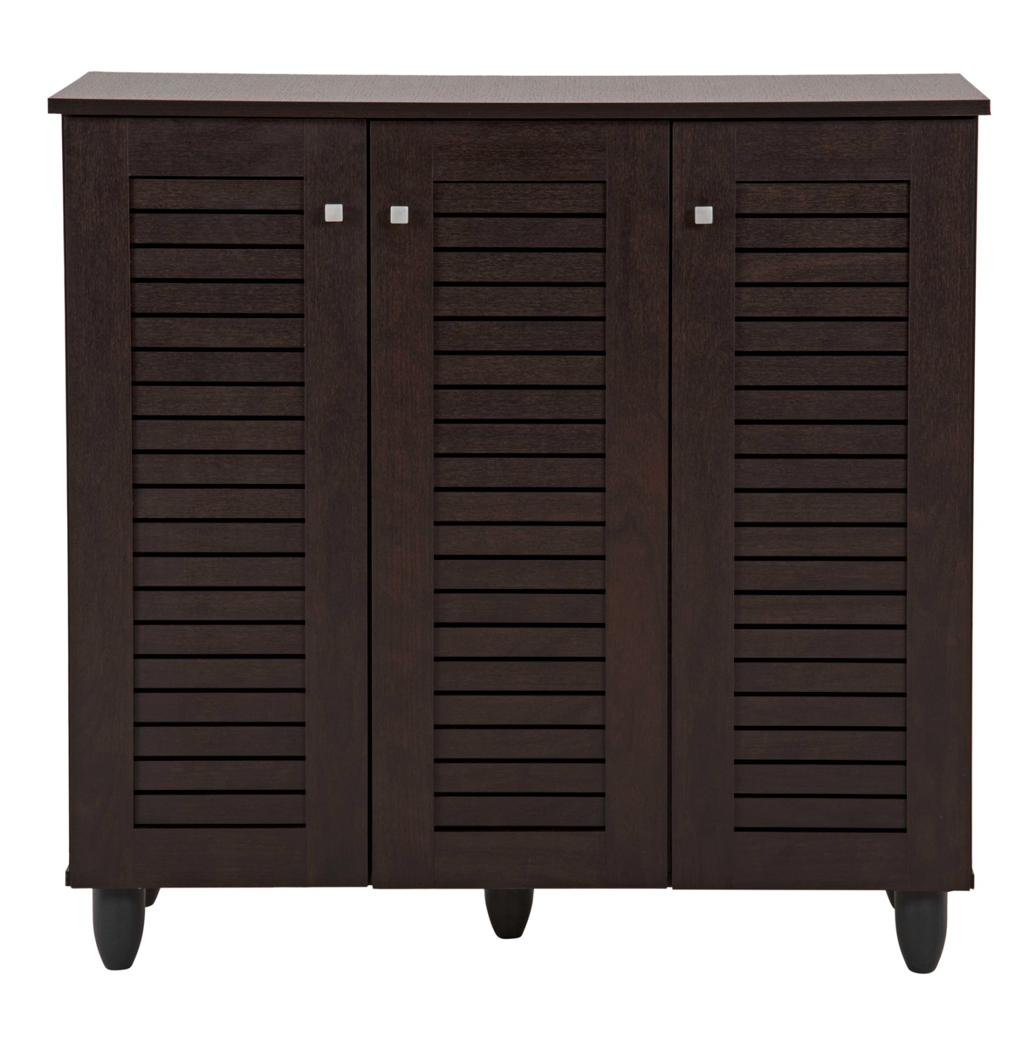 ΠΑΠΟΥΤΣΟΘΗΚΗ-ΝΤΟΥΛΑΠΑ PROLLY HM9609.01 ΜΕΛΑΜΙΝΗ WENGE-3ΠΟΡΤΕΣ-4ΡΑΦΙΑ 87x32x88Υεκ. - Pakobazaar
