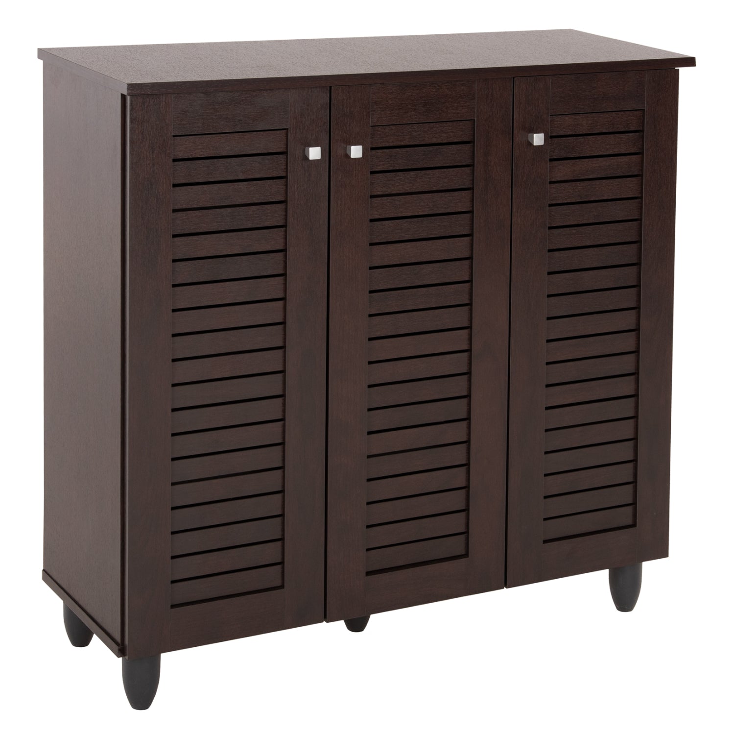 ΠΑΠΟΥΤΣΟΘΗΚΗ-ΝΤΟΥΛΑΠΑ PROLLY HM9609.01 ΜΕΛΑΜΙΝΗ WENGE-3ΠΟΡΤΕΣ-4ΡΑΦΙΑ 87x32x88Υεκ. - Pakobazaar