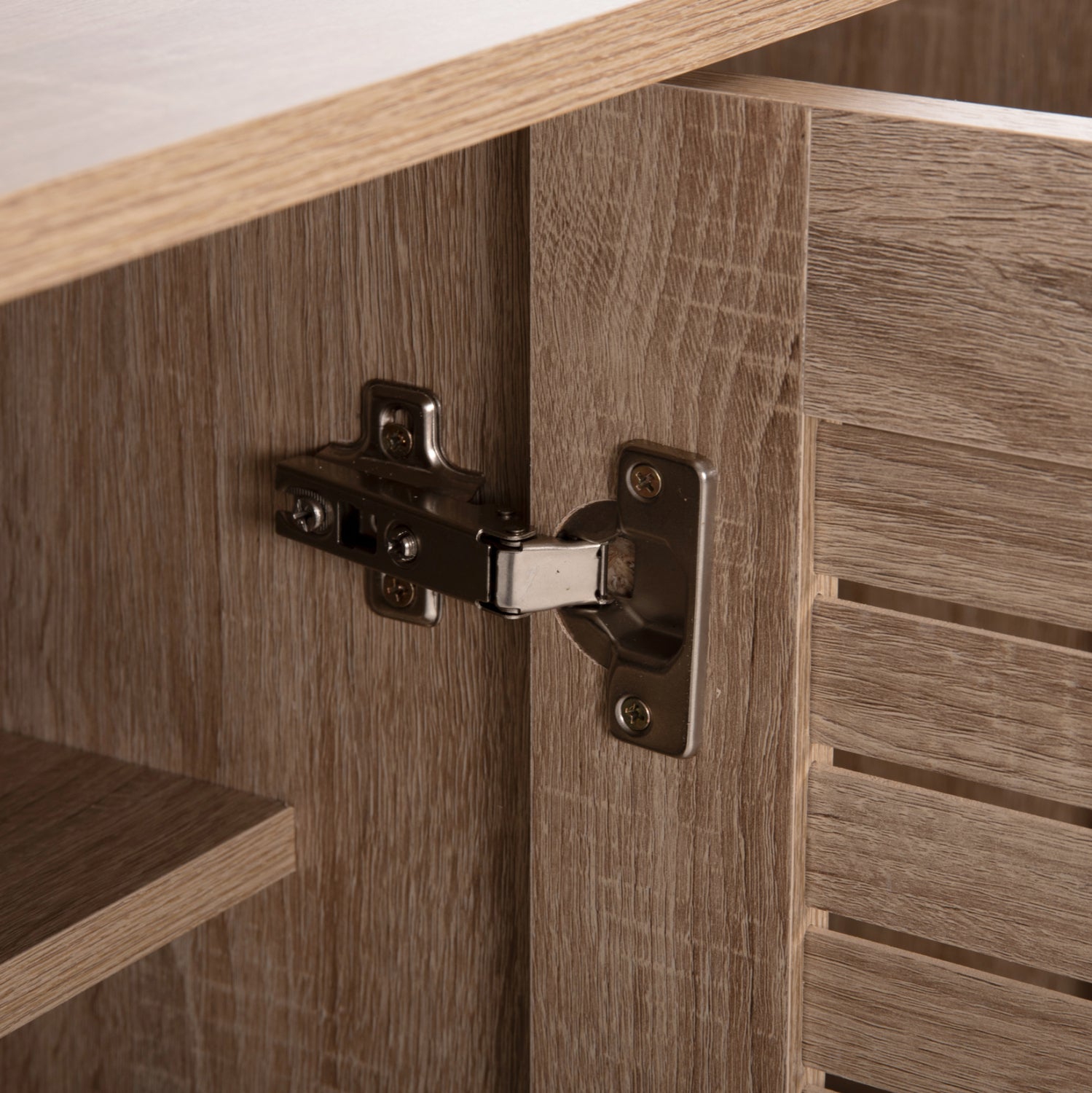 ΠΑΠΟΥΤΣΟΘΗΚΗ-ΝΤΟΥΛΑΠΑ PROLLY HM9609.02 ΜΕΛΑΜΙΝΗ SONAMΑ-3ΠΟΡΤΕΣ-4ΡΑΦΙΑ 87x32x88Υεκ. - Pakobazaar