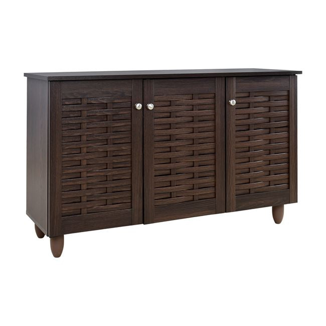 ΠΑΠΟΥΤΣΟΘΗΚΗ-ΝΤΟΥΛΑΠΙ 3 ΠΟΡΤΕΣ IGGY HM2211.01 WENGE 114Χ34Χ68εκ. - Pakobazaar