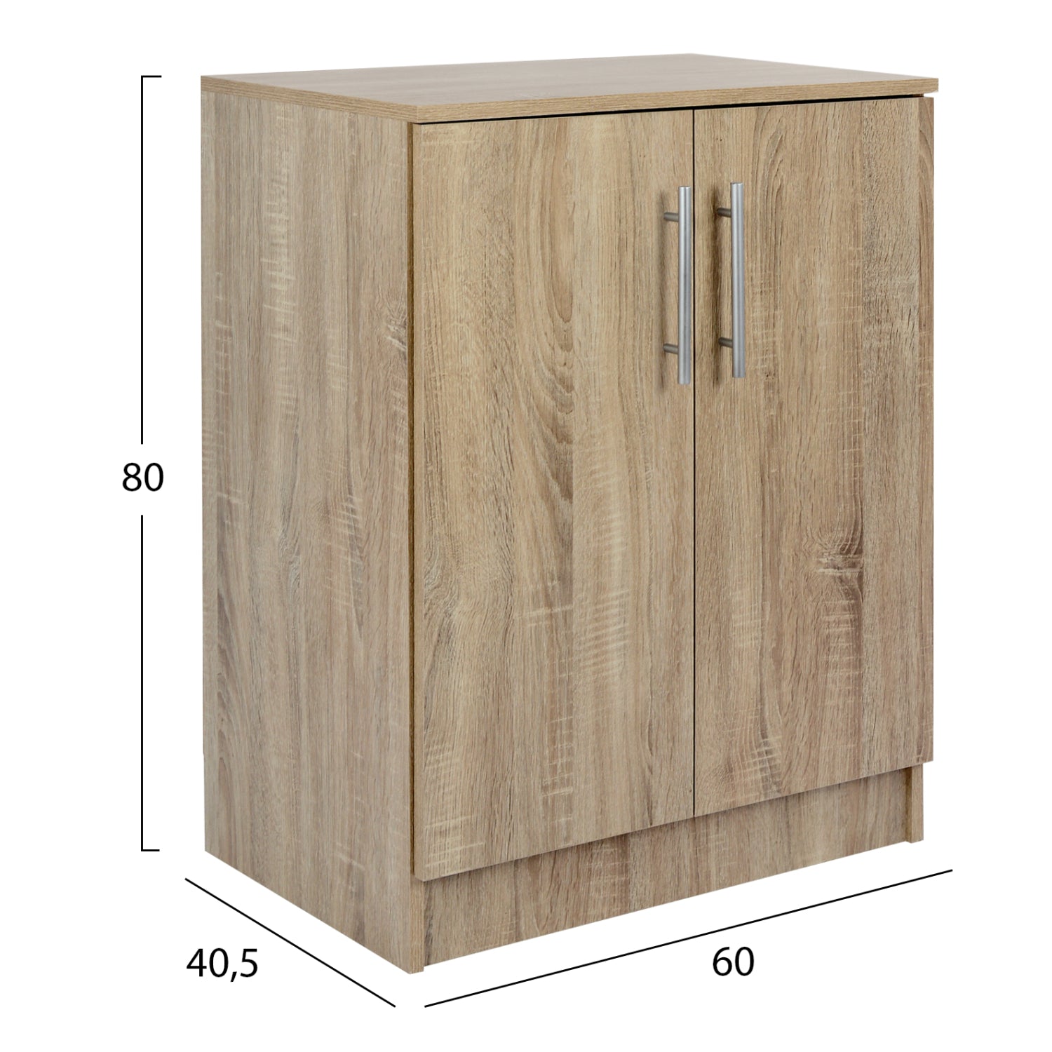 ΠΑΠΟΥΤΣΟΘΗΚΗ ΝΤΟΥΛΑΠΙ EMERIE HM2206.02 SONAMA 60X40,5X80 εκ. - Pakobazaar