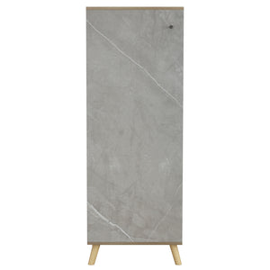 ΠΑΠΟΥΤΣΟΘΗΚΗ-ΝΤΟΥΛΑΠΙ ALVARO HM8954.11 ΜΕΛΑΜΙΝΗ SONAMA-STONE TEXTURE 50Χ38Χ135Yεκ. - Pakobazaar