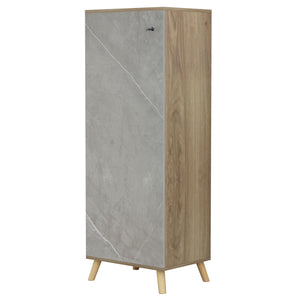 ΠΑΠΟΥΤΣΟΘΗΚΗ-ΝΤΟΥΛΑΠΙ ALVARO HM8954.11 ΜΕΛΑΜΙΝΗ SONAMA-STONE TEXTURE 50Χ38Χ135Yεκ. - Pakobazaar