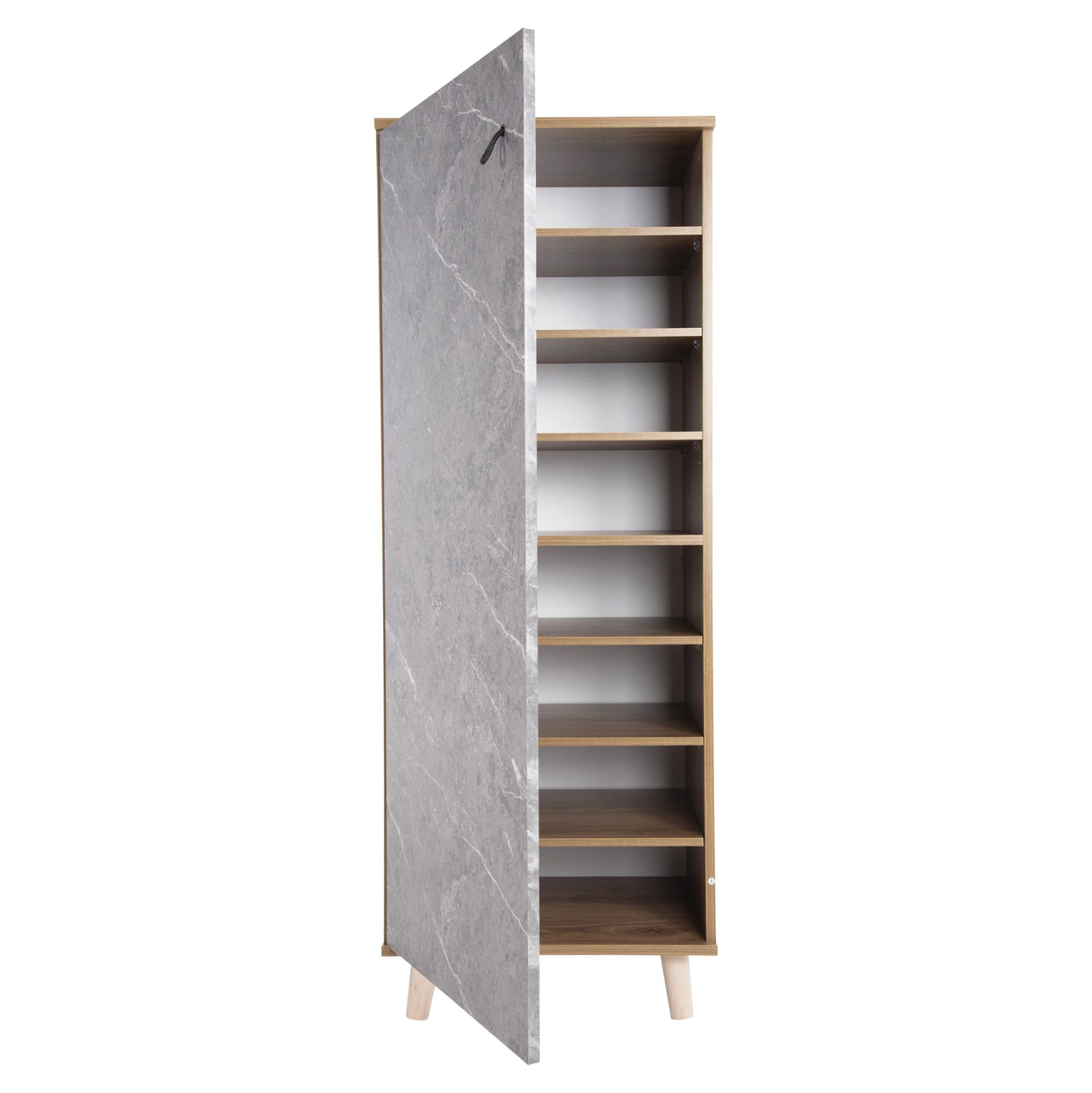ΠΑΠΟΥΤΣΟΘΗΚΗ-ΝΤΟΥΛΑΠΙ ALVARO HM8954.12 ΜΕΛΑΜΙΝΗ SONAMA-STONE TEXTURE 50Χ38Χ135Yεκ. - Pakobazaar