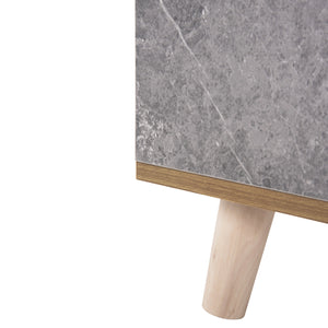 ΠΑΠΟΥΤΣΟΘΗΚΗ-ΝΤΟΥΛΑΠΙ ALVARO HM8954.12 ΜΕΛΑΜΙΝΗ SONAMA-STONE TEXTURE 50Χ38Χ135Yεκ. - Pakobazaar