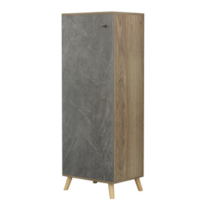 ΠΑΠΟΥΤΣΟΘΗΚΗ-ΝΤΟΥΛΑΠΙ ALVARO HM8954.14 ΜΕΛΑΜΙΝΗ SONAMA-STONE TEXTURE 50Χ38Χ135Yεκ. - Pakobazaar
