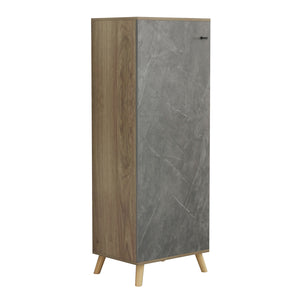 ΠΑΠΟΥΤΣΟΘΗΚΗ-ΝΤΟΥΛΑΠΙ ALVARO HM8954.14 ΜΕΛΑΜΙΝΗ SONAMA-STONE TEXTURE 50Χ38Χ135Yεκ. - Pakobazaar