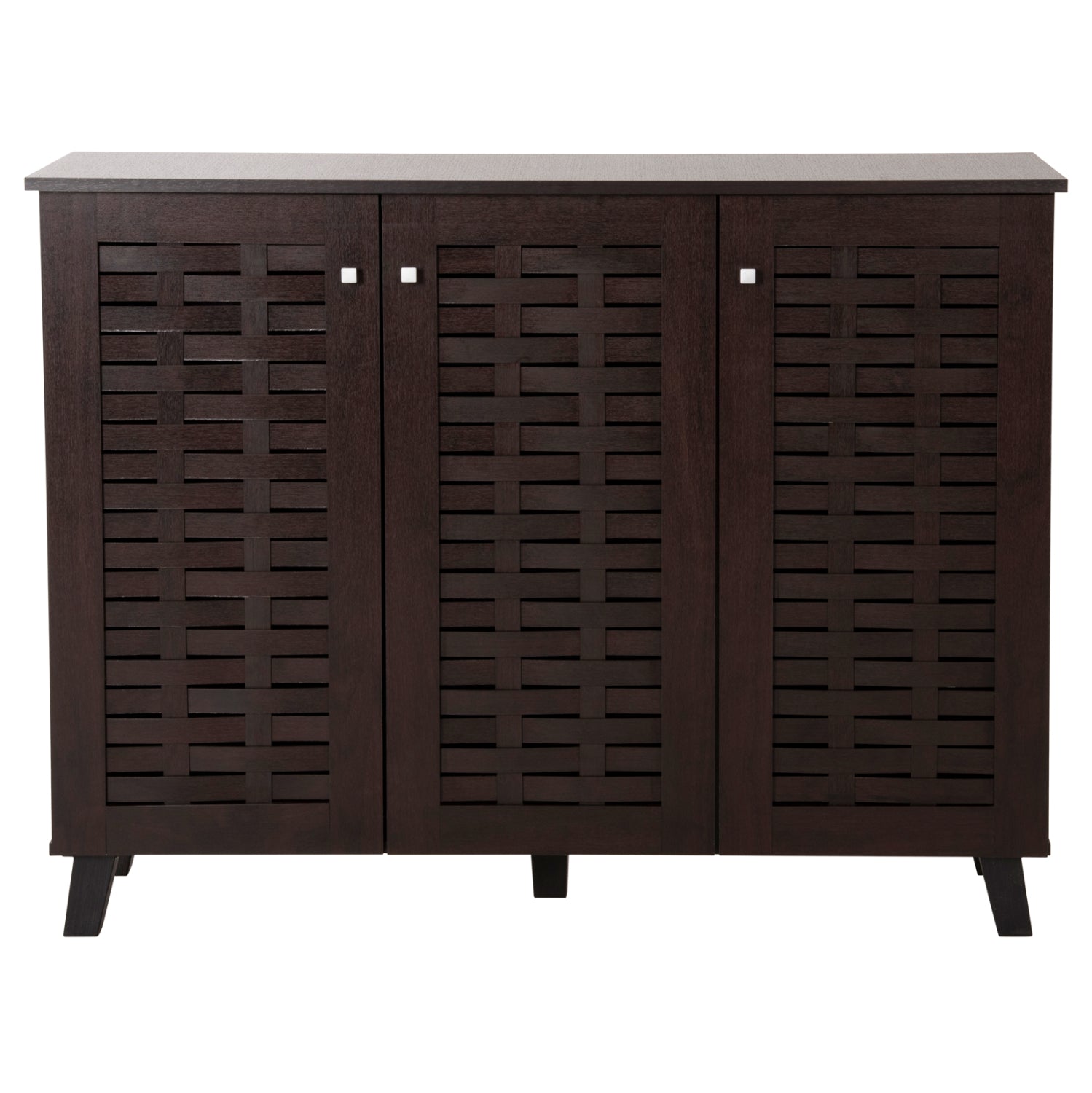 ΠΑΠΟΥΤΣΟΘΗΚΗ-ΝΤΟΥΛΑΠΙ PRODY HM9610.01 ΜΕΛΑΜΙΝΗ WENGE 3 ΠΟΡΤΕΣ 115x34x89Υεκ. - Pakobazaar
