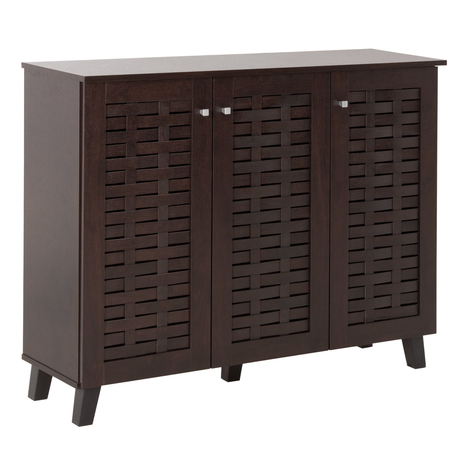 ΠΑΠΟΥΤΣΟΘΗΚΗ-ΝΤΟΥΛΑΠΙ PRODY HM9610.01 ΜΕΛΑΜΙΝΗ WENGE 3 ΠΟΡΤΕΣ 115x34x89Υεκ. - Pakobazaar