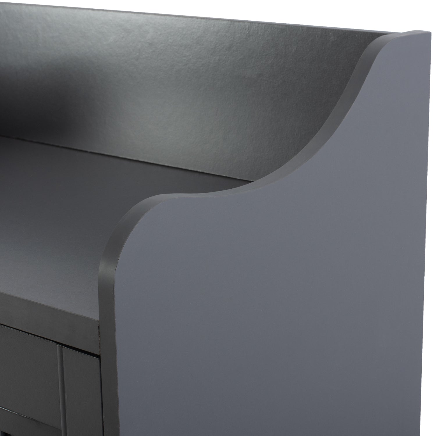 ΠΑΠΟΥΤΣΟΘΗΚΗ-ΝΤΟΥΛΑΠΙ KAILENA HM2230.10 ΜΕΛΑΜΙΝΗ ΓΚΡΙ 77x40x121,5 εκ. - Pakobazaar