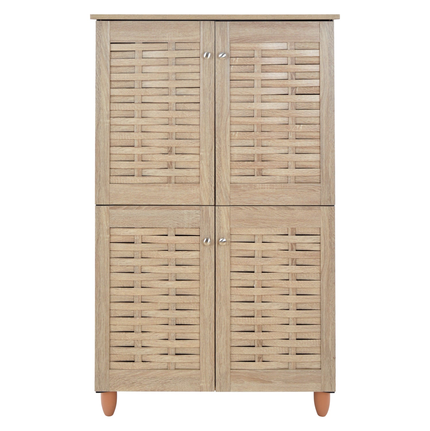 ΠΑΠΟΥΤΣΟΘΗΚΗ-ΝΤΟΥΛΑΠΙ KABIRA ΞΥΛΙΝΗ 4 ΠΟΡΤΕΣ HM2210.02 SONAMA 77x34x123Υεκ. - Pakobazaar