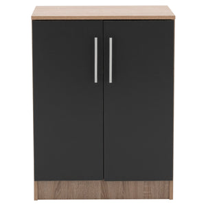 ΠΑΠΟΥΤΣΟΘΗΚΗ ΝΤΟΥΛΑΠΙ ΞΥΛΙΝΗ EMERIE HM2206.04 SONAMA-ΓΚΡΙ 60X40,5X80 εκ. - Pakobazaar