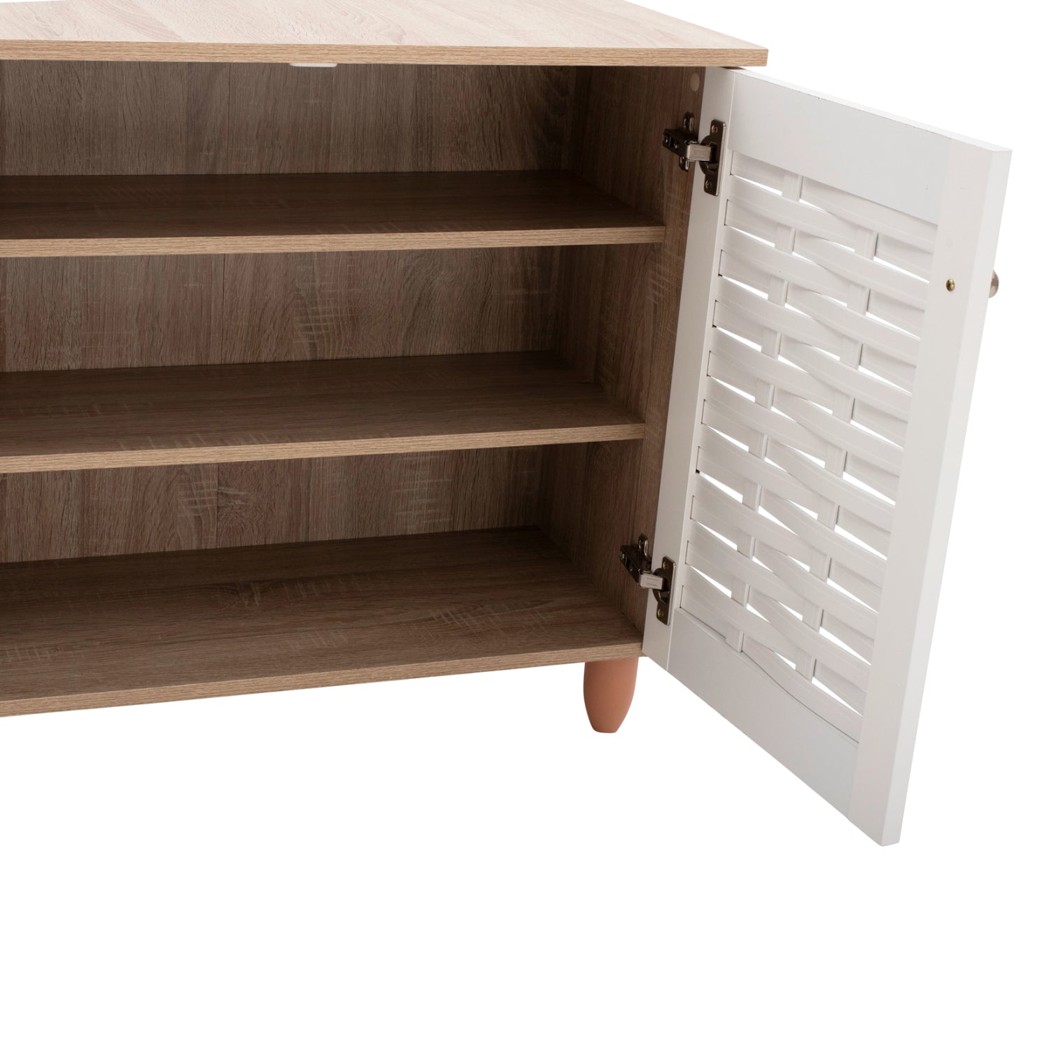 ΠΑΠΟΥΤΣΟΘΗΚΗ-ΝΤΟΥΛΑΠΙ ΞΥΛΙΝΗ HM2208.06 SONAMΑ ΛΕΥΚΗ 77Χ34Χ67,5 εκ. - Pakobazaar