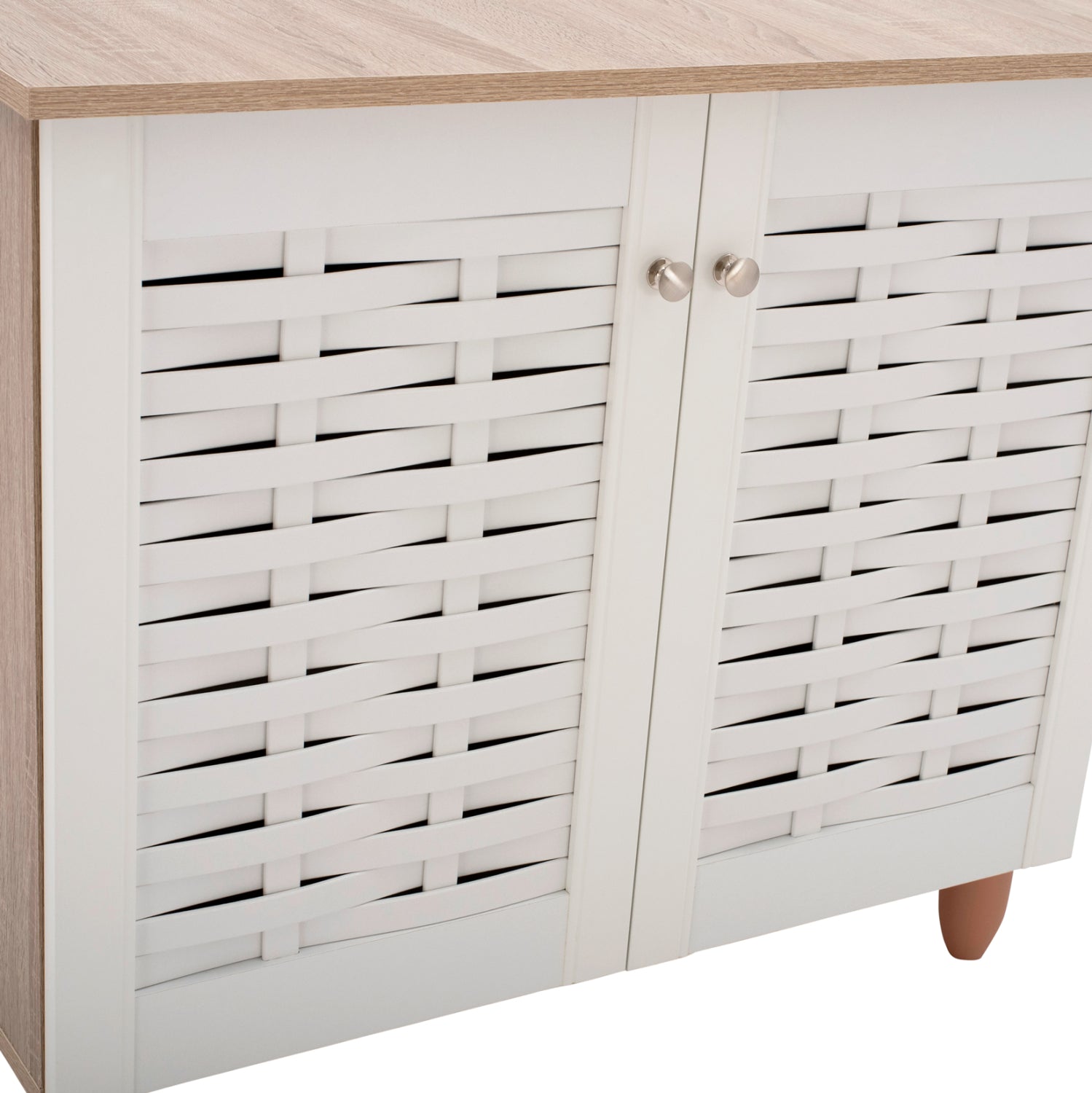 ΠΑΠΟΥΤΣΟΘΗΚΗ-ΝΤΟΥΛΑΠΙ ΞΥΛΙΝΗ HM2208.06 SONAMΑ ΛΕΥΚΗ 77Χ34Χ67,5 εκ. - Pakobazaar