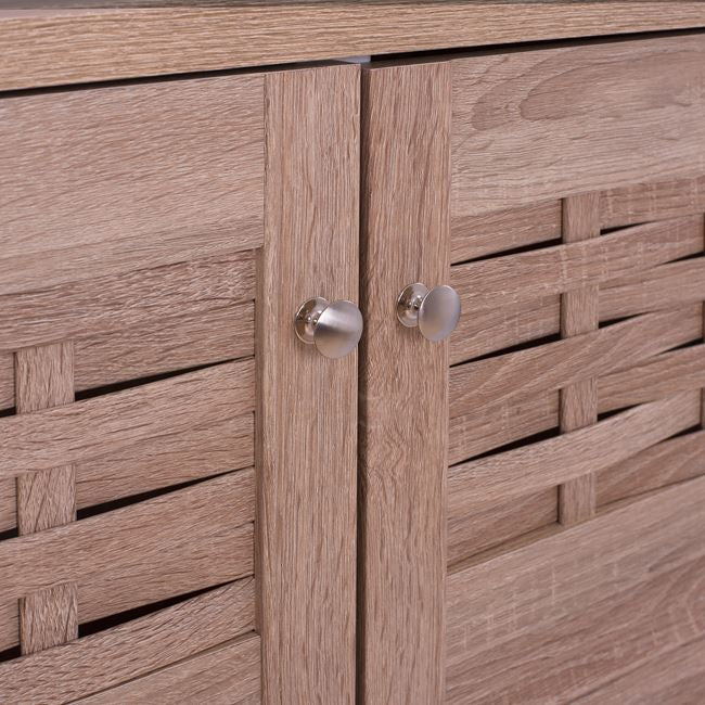 ΠΑΠΟΥΤΣΟΘΗΚΗ-ΝΤΟΥΛΑΠΙ KAILENA HM2230.02 ΜΕΛΑΜΙΝΗ ΣΕ SONAMA 77X40,5X122Υεκ. - Pakobazaar