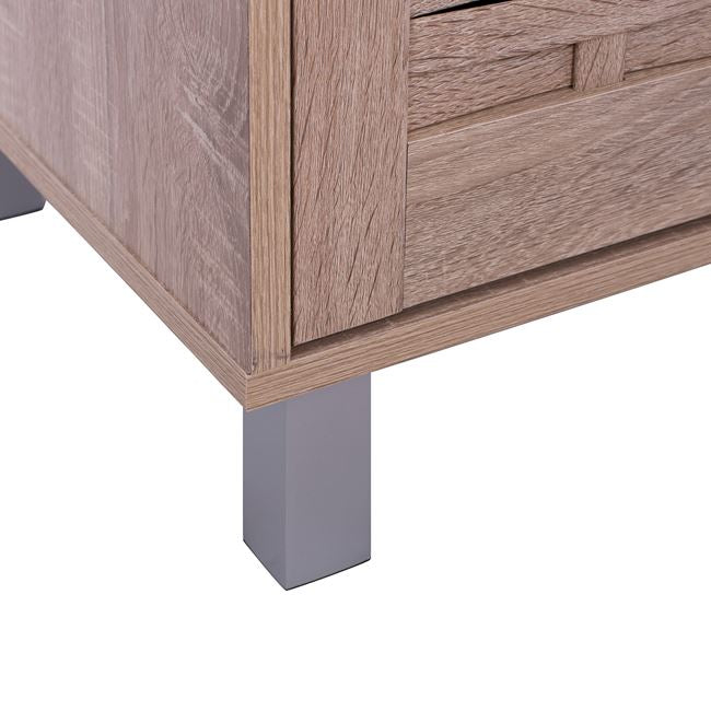 ΠΑΠΟΥΤΣΟΘΗΚΗ-ΝΤΟΥΛΑΠΙ KAILENA HM2230.02 ΜΕΛΑΜΙΝΗ ΣΕ SONAMA 77X40,5X122Υεκ. - Pakobazaar