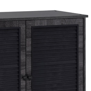 ΠΑΠΟΥΤΣΟΘΗΚΗ ΞΥΛΙΝΗ MCKENNA HM2266.01 ΣΕ ΑΝΘΡΑΚΙ ΧΡΩΜΑ 76,5X30X68,5 - Pakobazaar