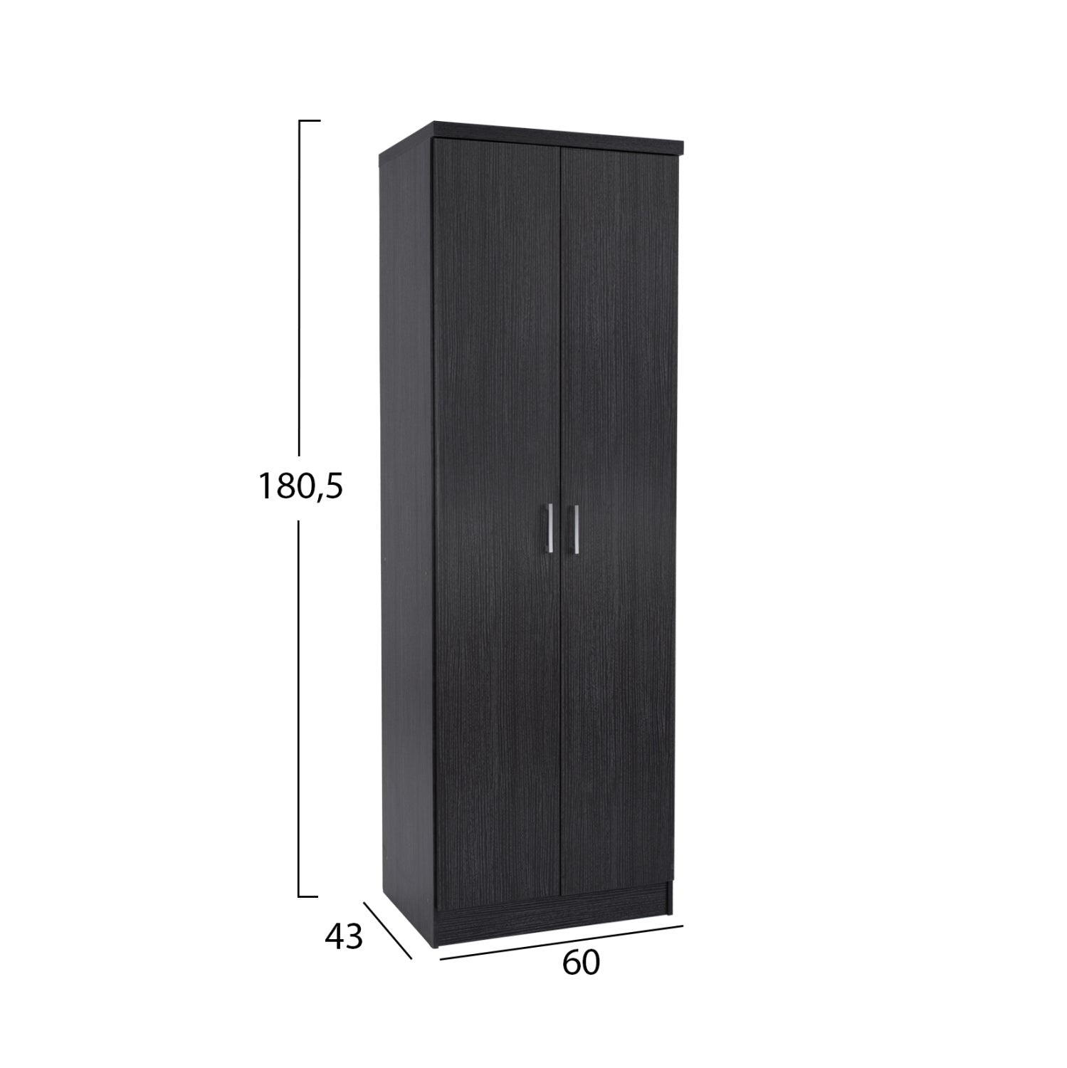 ΠΑΠΟΥΤΣΟΘΗΚΗ ΞΥΛΙΝΗ DAYANNA ΜΕ 6 ΡΑΦΙΑ 60X43X180.5εκ. ZEBRANO HM2379.01 - Pakobazaar
