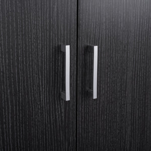 ΠΑΠΟΥΤΣΟΘΗΚΗ ΞΥΛΙΝΗ DAYANNA ΜΕ 6 ΡΑΦΙΑ 60X43X180.5εκ. ZEBRANO HM2379.01 - Pakobazaar