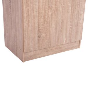 ΠΑΠΟΥΤΣΟΘΗΚΗ ΞΥΛΙΝΗ DAYANNA ΜΕ 6 ΡΑΦΙΑ 60X43X180.5εκ. SONAMA HM2379.02 - Pakobazaar