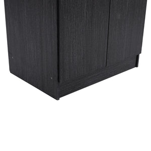 ΠΑΠΟΥΤΣΟΘΗΚΗ ΞΥΛΙΝΗ DAYANNA ΜΕ 6 ΡΑΦΙΑ 60X43X180.5εκ. ZEBRANO HM2379.01 - Pakobazaar