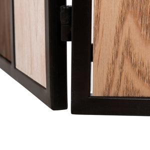 ΠΑΡΑΒΑΝ 6-ΦΥΛΛΟ ΜΟΝΗΣ ΟΨΗΣ CRYPT HM4221 MDF ΣΕ 4 ΧΡΩΜΑTA-ΜΑΥΡΟ ΜΕΤΑΛΛΟ 241x1,5x180Υεκ. - Pakobazaar