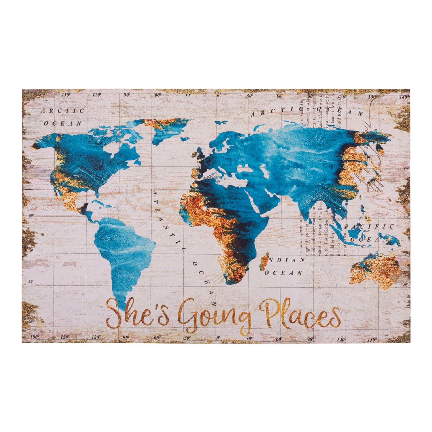 ΠΙΝΑΚΑΣ ΚΑΜΒΑΣ EARTH HM7154.17 90X60X2.5 εκ. - Pakobazaar