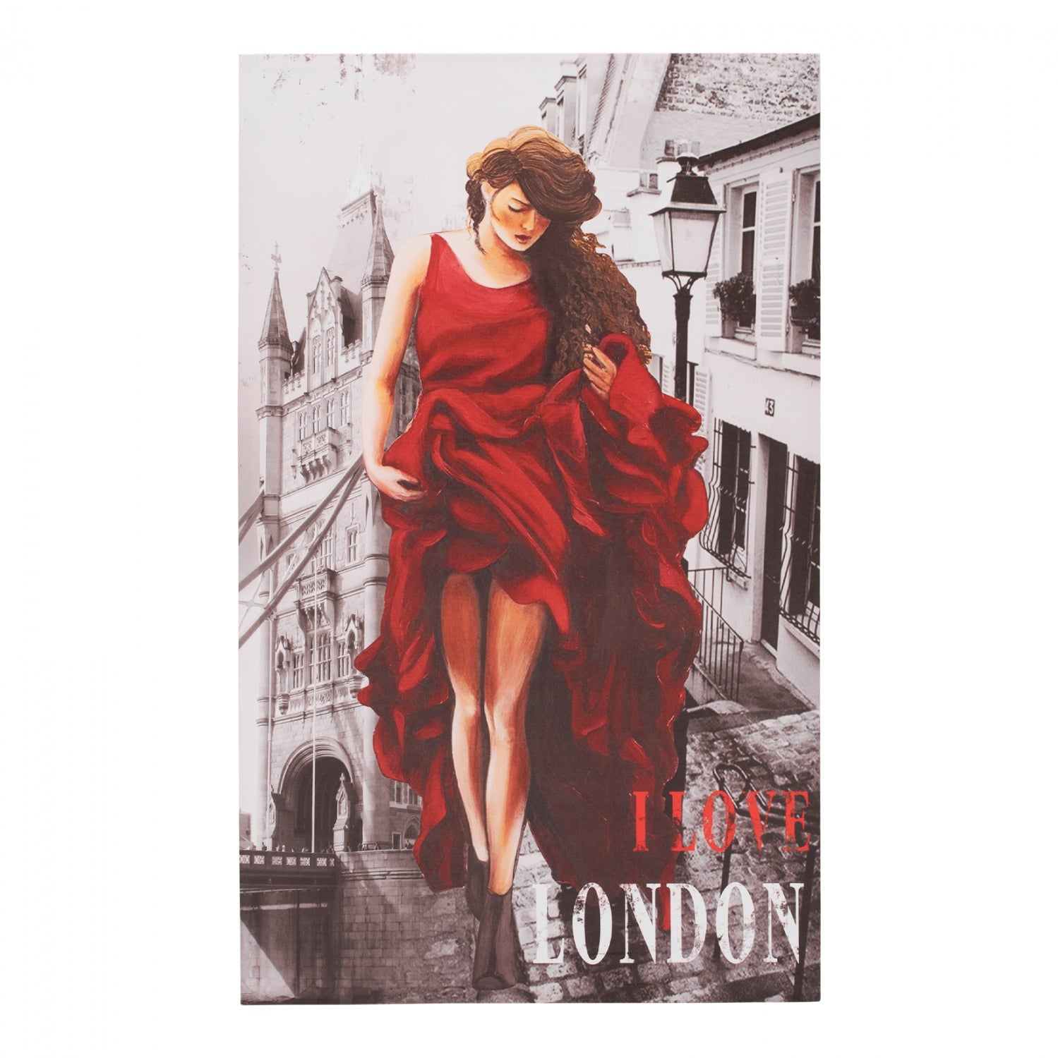 ΠΙΝΑΚΑΣ ΚΑΜΒΑΣ LONDON WOMAN HM7155.05 120X70X2.5 εκ. - Pakobazaar