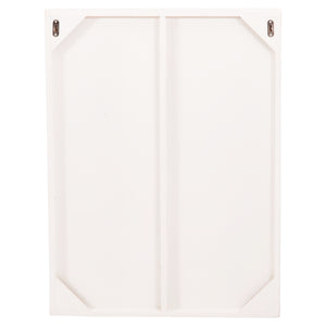 ΠΙΝΑΚΑΣ ΟΡΘΟΓΩΝΙΟΣ ΣΕΙΡΑ SANTORINI HM4510 MDF ΣΕ ΥΠΟΛΕΥΚΟ ΧΡΩΜΑ 60x4(πάχος)x80Υεκ. - Pakobazaar