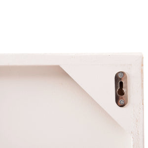 ΠΙΝΑΚΑΣ ΟΡΘΟΓΩΝΙΟΣ ΣΕΙΡΑ SANTORINI HM4510 MDF ΣΕ ΥΠΟΛΕΥΚΟ ΧΡΩΜΑ 60x4(πάχος)x80Υεκ. - Pakobazaar