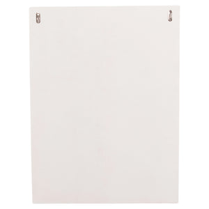 ΠΙΝΑΚΑΣ ΟΡΘΟΓΩΝΙΟΣ ΣΕΙΡΑ SANTORINI HM4518 MDF ΣΕ ΥΠΟΛΕΥΚΟ ΧΡΩΜΑ 60x4(πάχος)x80Υεκ. - Pakobazaar