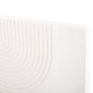 ΠΙΝΑΚΑΣ ΟΡΘΟΓΩΝΙΟΣ ΣΕΙΡΑ SANTORINI HM4523 MDF ΣΕ ΥΠΟΛΕΥΚΟ ΧΡΩΜΑ 60x4(πάχος)x80Υεκ. - Pakobazaar