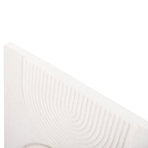 ΠΙΝΑΚΑΣ ΟΡΘΟΓΩΝΙΟΣ ΣΕΙΡΑ SANTORINI HM4523 MDF ΣΕ ΥΠΟΛΕΥΚΟ ΧΡΩΜΑ 60x4(πάχος)x80Υεκ. - Pakobazaar