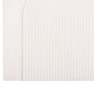 ΠΙΝΑΚΑΣ ΟΡΘΟΓΩΝΙΟΣ ΣΕΙΡΑ SANTORINI HM4523 MDF ΣΕ ΥΠΟΛΕΥΚΟ ΧΡΩΜΑ 60x4(πάχος)x80Υεκ. - Pakobazaar