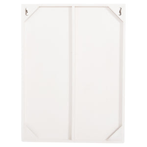 ΠΙΝΑΚΑΣ ΟΡΘΟΓΩΝΙΟΣ ΣΕΙΡΑ SANTORINI HM4523 MDF ΣΕ ΥΠΟΛΕΥΚΟ ΧΡΩΜΑ 60x4(πάχος)x80Υεκ. - Pakobazaar