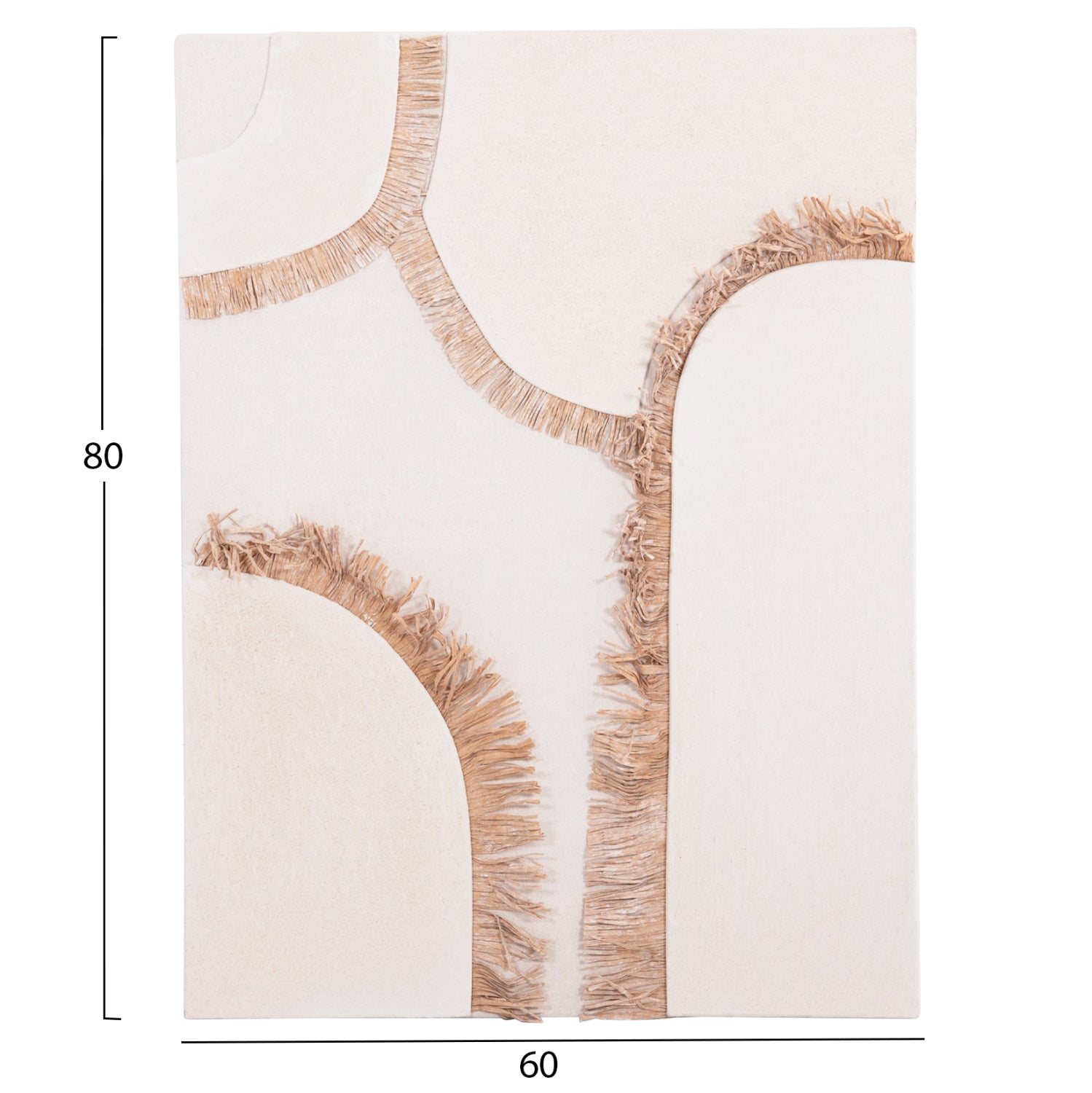 ΠΙΝΑΚΑΣ ΟΡΘΟΓΩΝΙΟΣ ΣΕΙΡΑ SANTORINI HM4532 MDF ΥΠΟΛΕΥΚΟ ΧΡΩΜΑ-ΔΙΑΚΟΣΜΗΣΗ ΜΠΕΖ 60x4,5(πάχος)x80Υεκ. - Pakobazaar