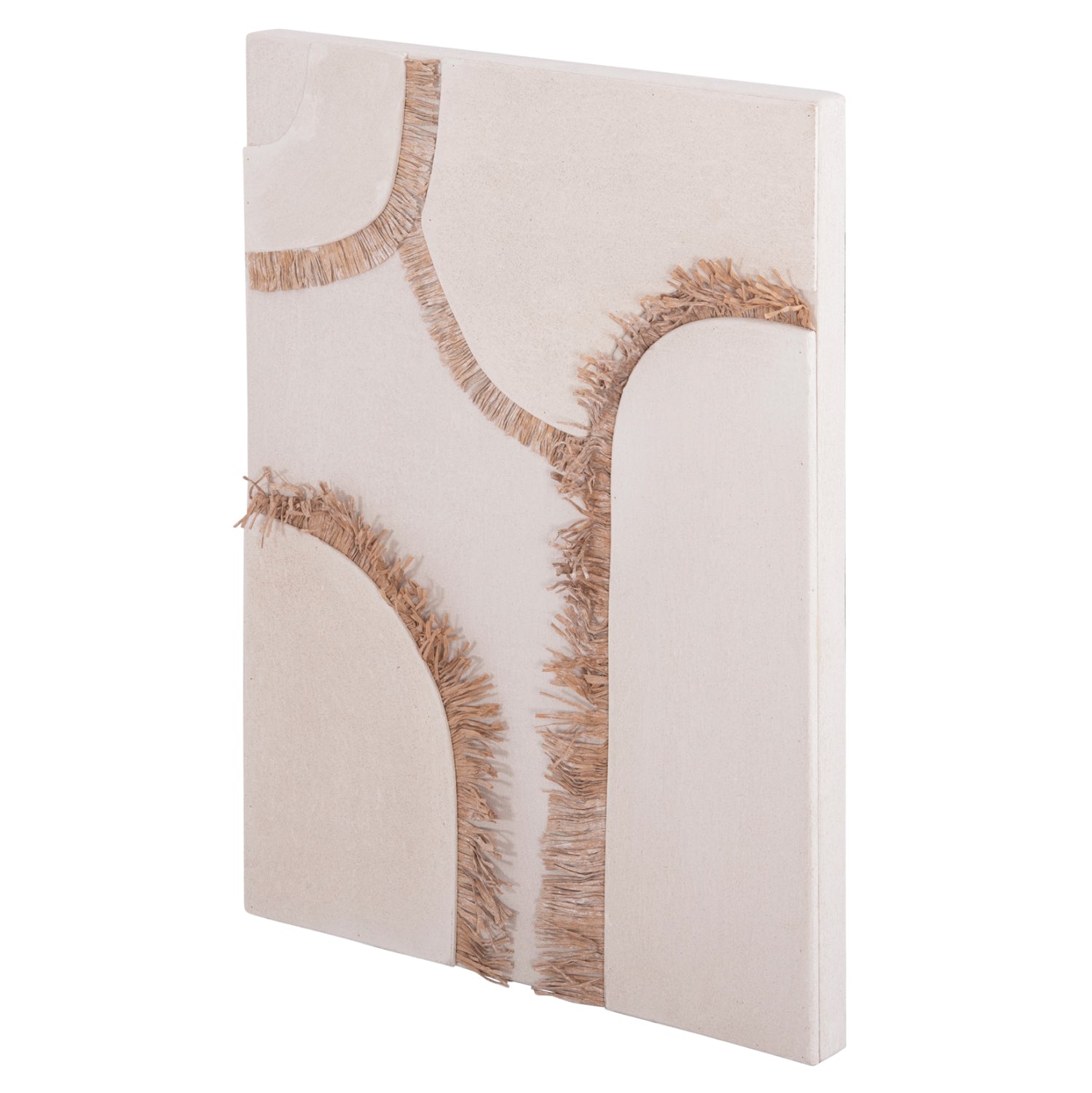 ΠΙΝΑΚΑΣ ΟΡΘΟΓΩΝΙΟΣ ΣΕΙΡΑ SANTORINI HM4532 MDF ΥΠΟΛΕΥΚΟ ΧΡΩΜΑ-ΔΙΑΚΟΣΜΗΣΗ ΜΠΕΖ 60x4,5(πάχος)x80Υεκ. - Pakobazaar