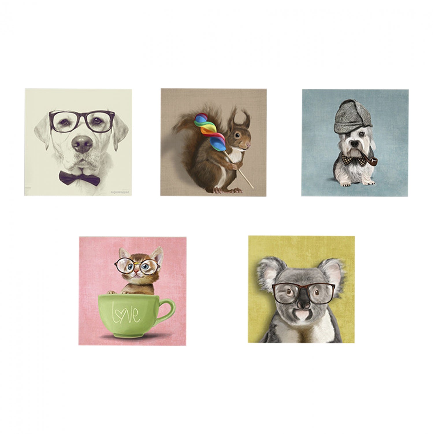 ΠΙΝΑΚΑΣ ΠΕΝΤΑΠΤΥΧΟ MDF CLEVER PETS HM7205.01 75X0,3X15 εκ. - Pakobazaar