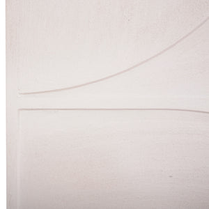 ΠΙΝΑΚΑΣ ΤΕΤΡΑΓΩΝΟΣ ΣΕΙΡΑ SANTORINI HM4507 MDF ΣΕ ΥΠΟΛΕΥΚΟ ΧΡΩΜΑ 80x4(πάχος)x80Υεκ. - Pakobazaar