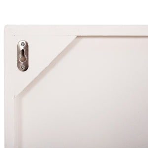 ΠΙΝΑΚΑΣ ΤΕΤΡΑΓΩΝΟΣ ΣΕΙΡΑ SANTORINI HM4507 MDF ΣΕ ΥΠΟΛΕΥΚΟ ΧΡΩΜΑ 80x4(πάχος)x80Υεκ. - Pakobazaar