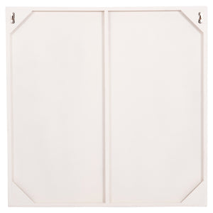 ΠΙΝΑΚΑΣ ΤΕΤΡΑΓΩΝΟΣ ΣΕΙΡΑ SANTORINI HM4507 MDF ΣΕ ΥΠΟΛΕΥΚΟ ΧΡΩΜΑ 80x4(πάχος)x80Υεκ. - Pakobazaar