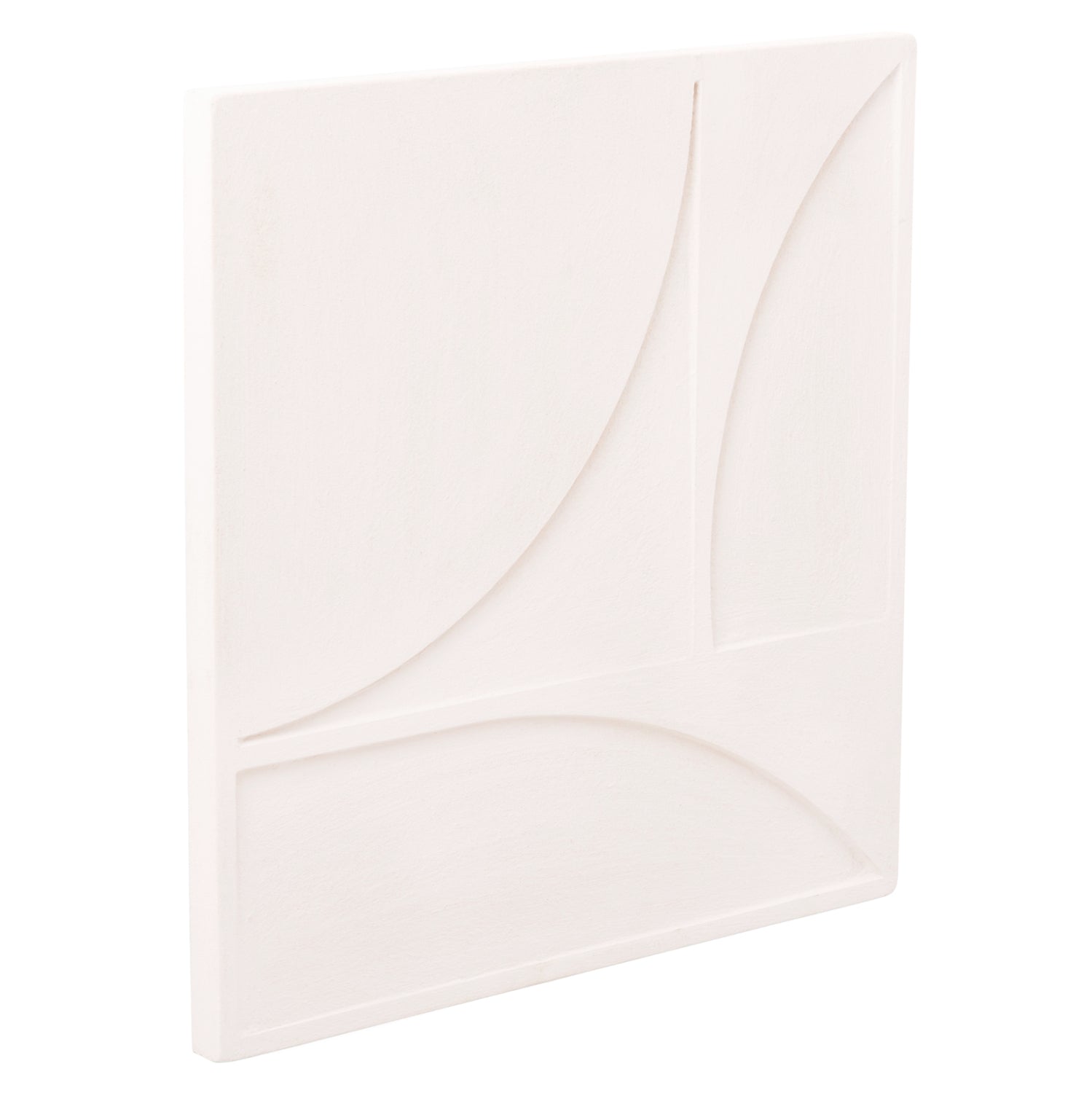 ΠΙΝΑΚΑΣ ΤΕΤΡΑΓΩΝΟΣ ΣΕΙΡΑ SANTORINI HM4508 MDF ΣΕ ΥΠΟΛΕΥΚΟ ΧΡΩΜΑ 80x4(πάχος)x80Υεκ. - Pakobazaar