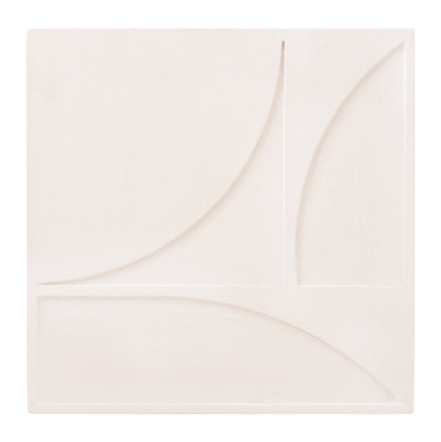 ΠΙΝΑΚΑΣ ΤΕΤΡΑΓΩΝΟΣ ΣΕΙΡΑ SANTORINI HM4508 MDF ΣΕ ΥΠΟΛΕΥΚΟ ΧΡΩΜΑ 80x4(πάχος)x80Υεκ. - Pakobazaar